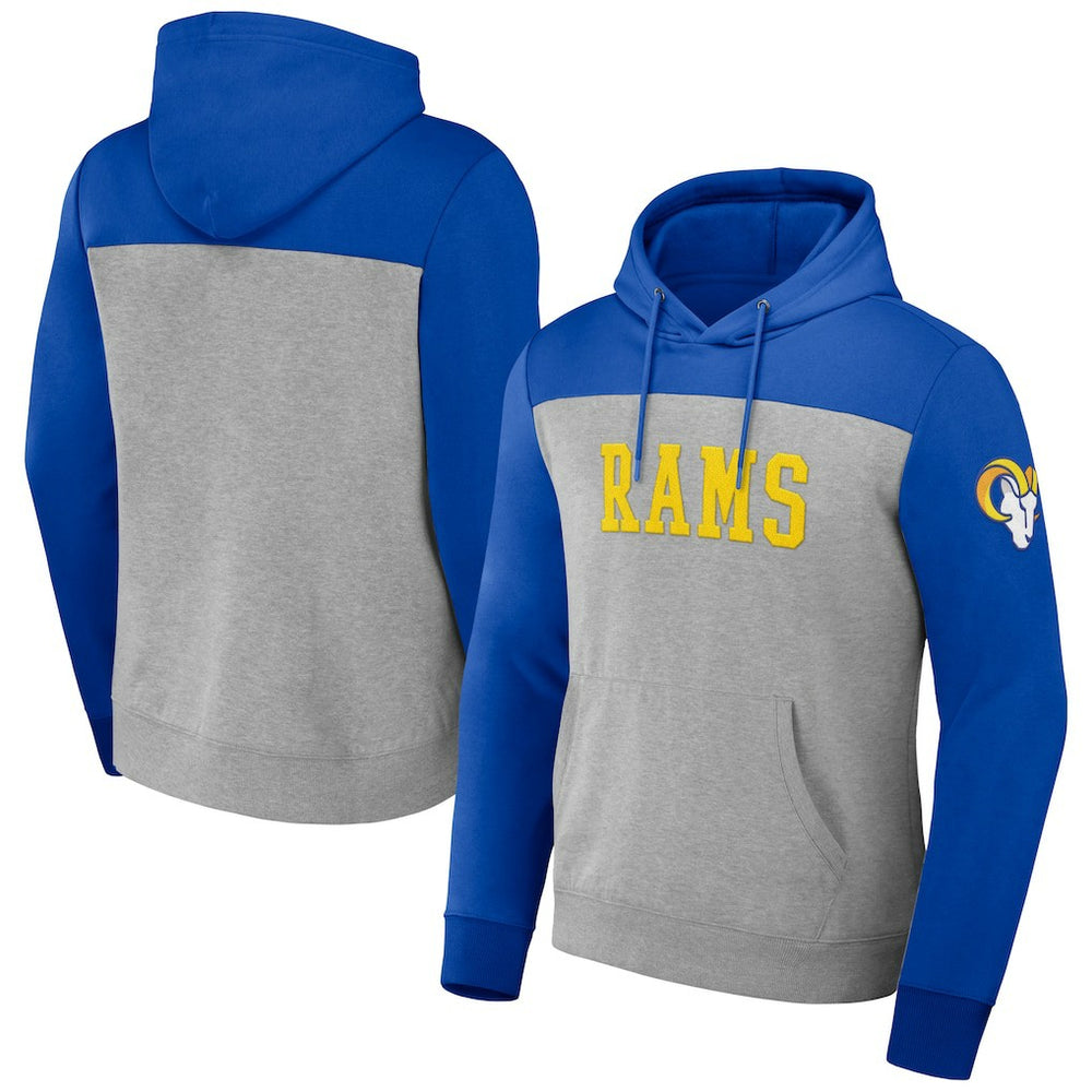 NFL Los Angeles Rams NFL x Darius Rucker Collection Color Blocked Pullover Hoodie