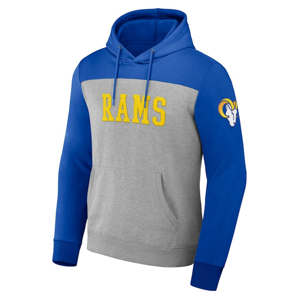 NFL Los Angeles Rams NFL x Darius Rucker Collection Color Blocked Pullover Hoodie