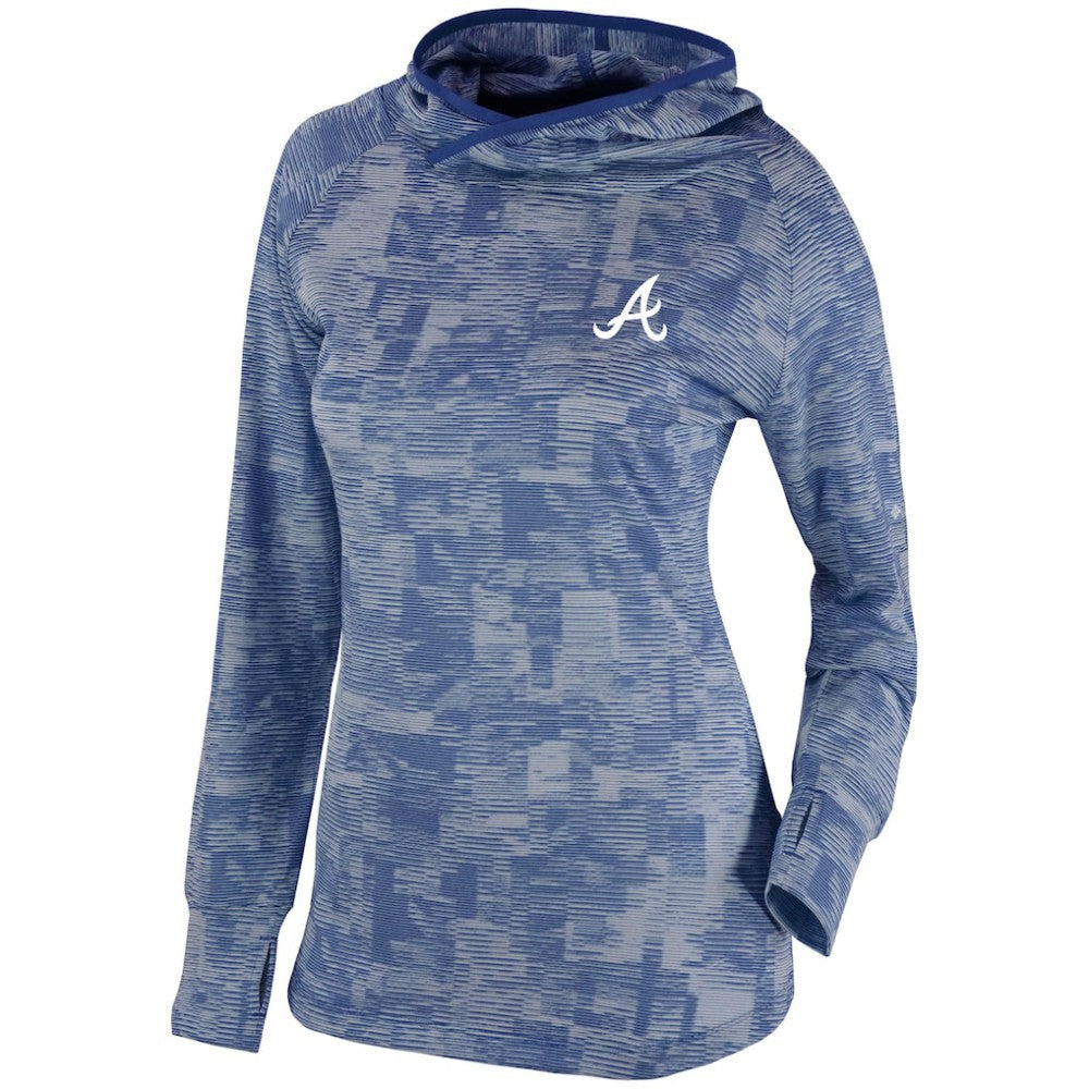 Atlanta Braves Women's Omni-Wick Sunday Ball Pullover Hoodie - Navy | Columbia