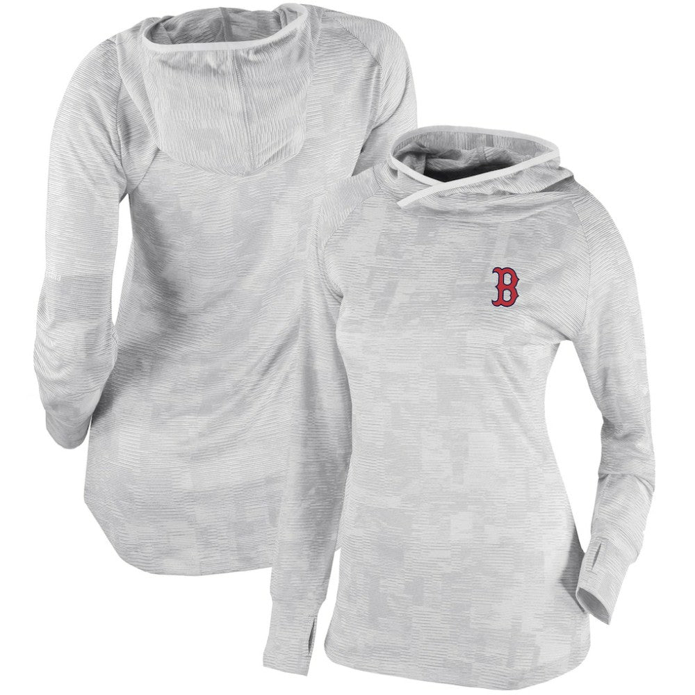 Boston Red Sox Women's Omni-Wick Sunday Ball Pullover Hoodie - White | Columbia