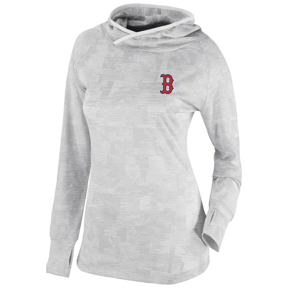 Boston Red Sox Women's Omni-Wick Sunday Ball Pullover Hoodie - White | Columbia