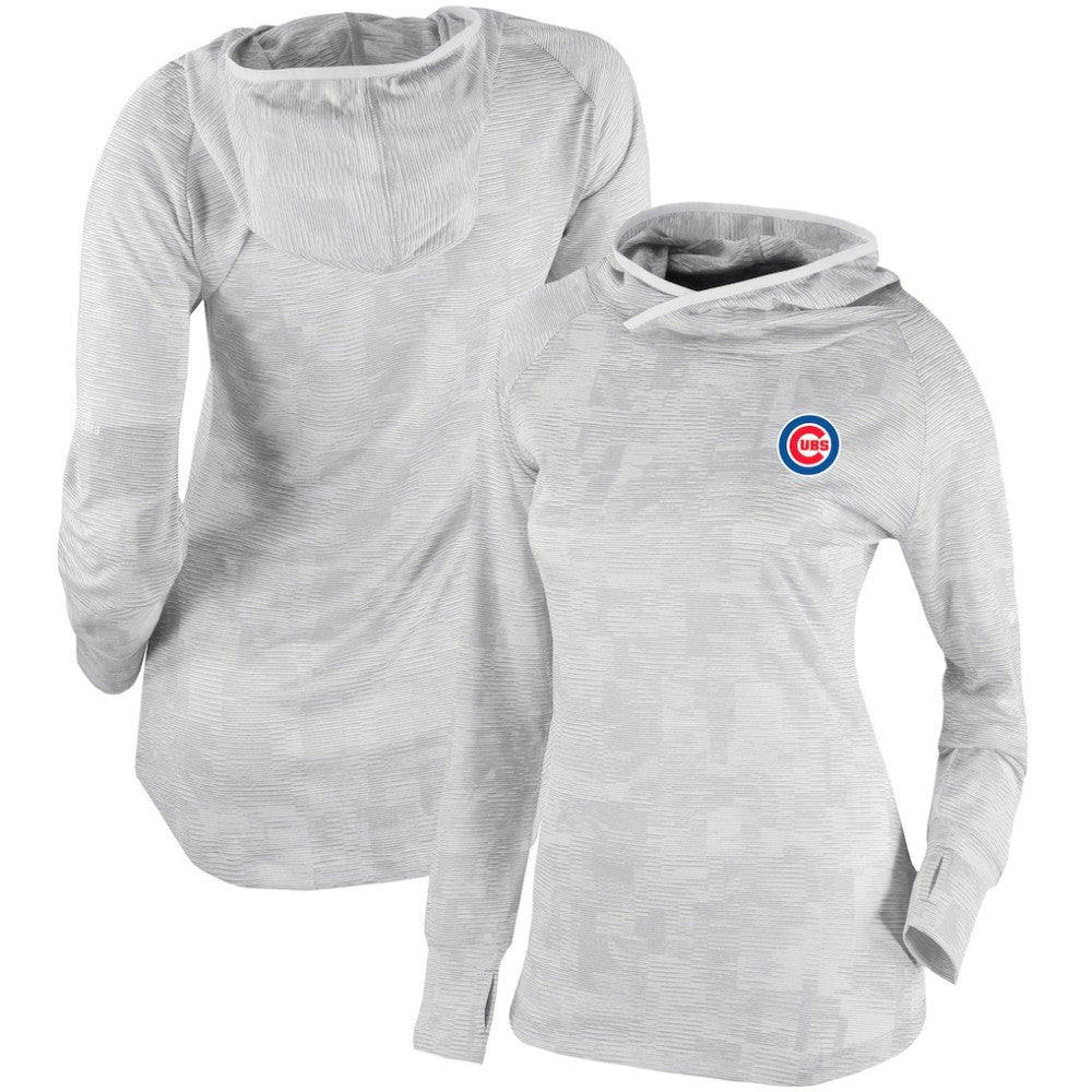 Chicago Cubs Women's Omni-Wick Sunday Ball Pullover Hoodie - Gray | Columbia
