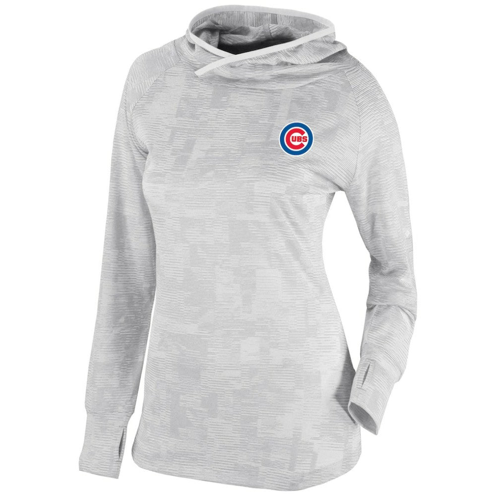 Chicago Cubs Women's Omni-Wick Sunday Ball Pullover Hoodie - Gray | Columbia