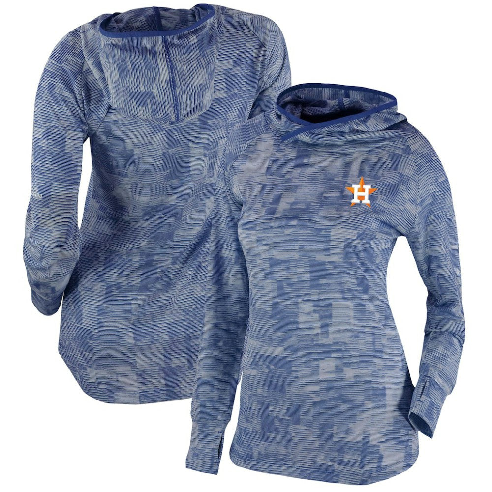 Houston Astros Women's Omni-Wick Sunday Ball Pullover Hoodie - Navy | Columbia