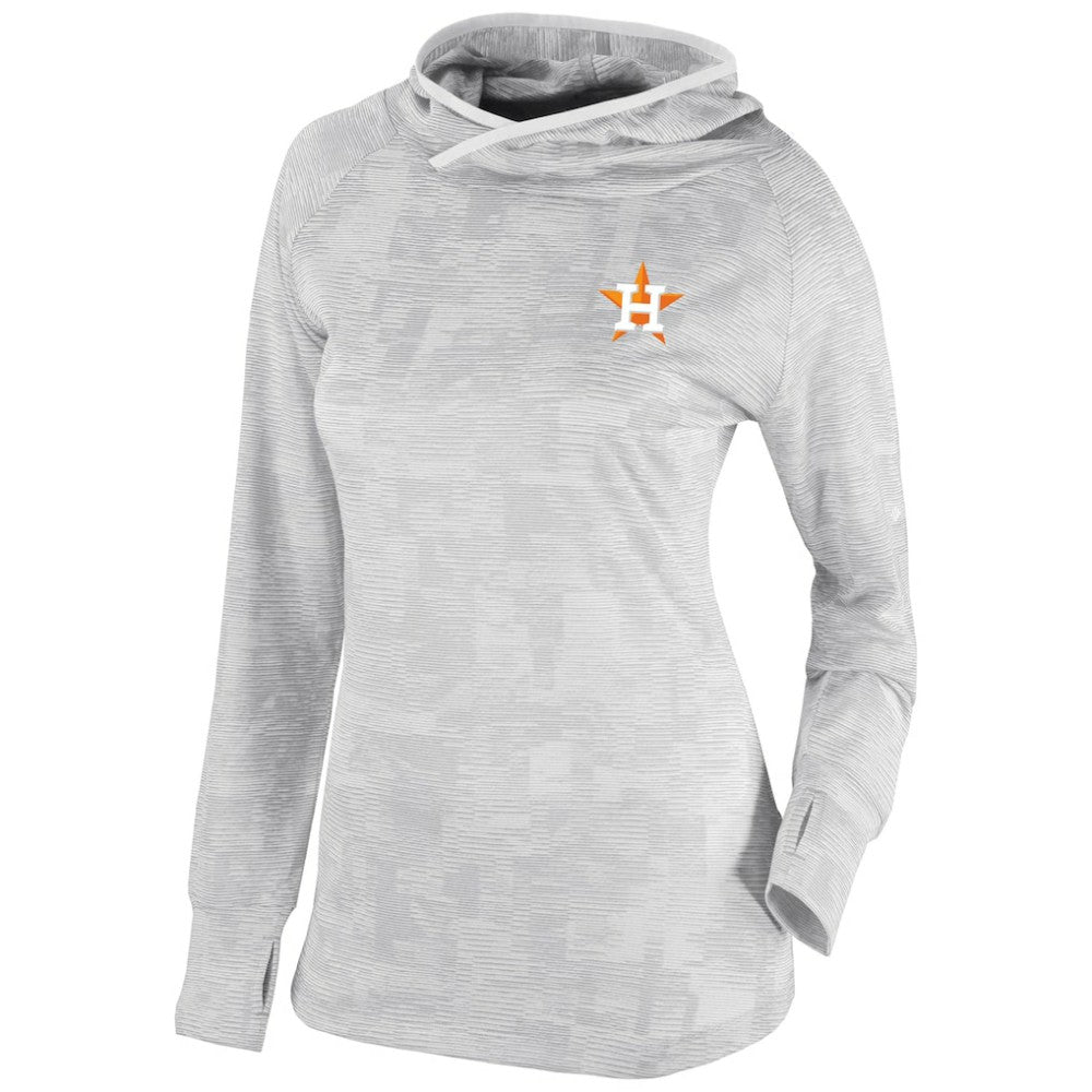 Houston Astros Women's Omni-Wick Sunday Ball Pullover Hoodie - White | Columbia