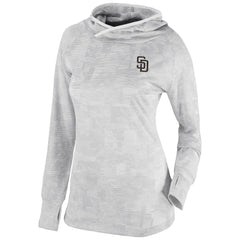 San Diego Padres Women's Omni-Wick Sunday Ball Pullover Hoodie - White | Columbia