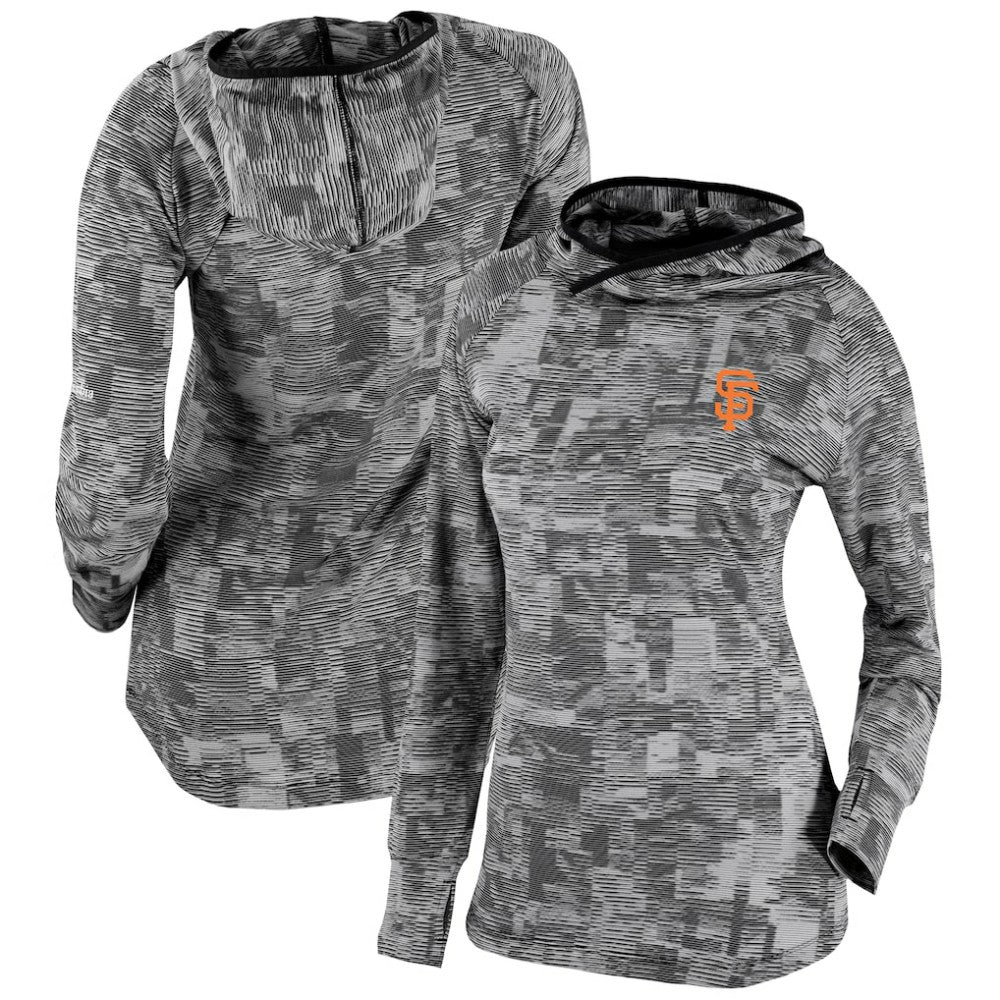 San Francisco Giants Women's Omni-Wick Sunday Ball Pullover Hoodie - Black | Columbia