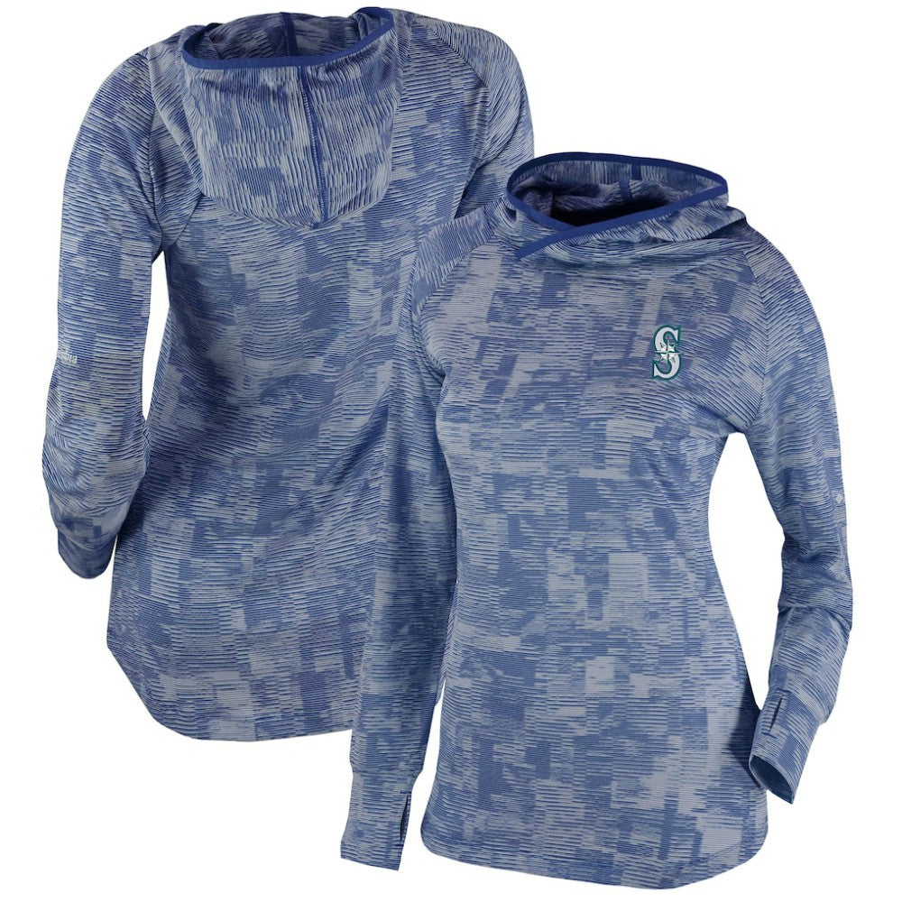 Seattle Mariners Women's Omni-Wick Sunday Ball Pullover Hoodie - Navy | Columbia