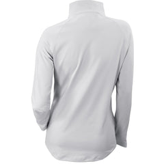 Cleveland Guardians Women's Omni-Wick Outward Nine Quarter-Zip Pullover Top - White | Columbia