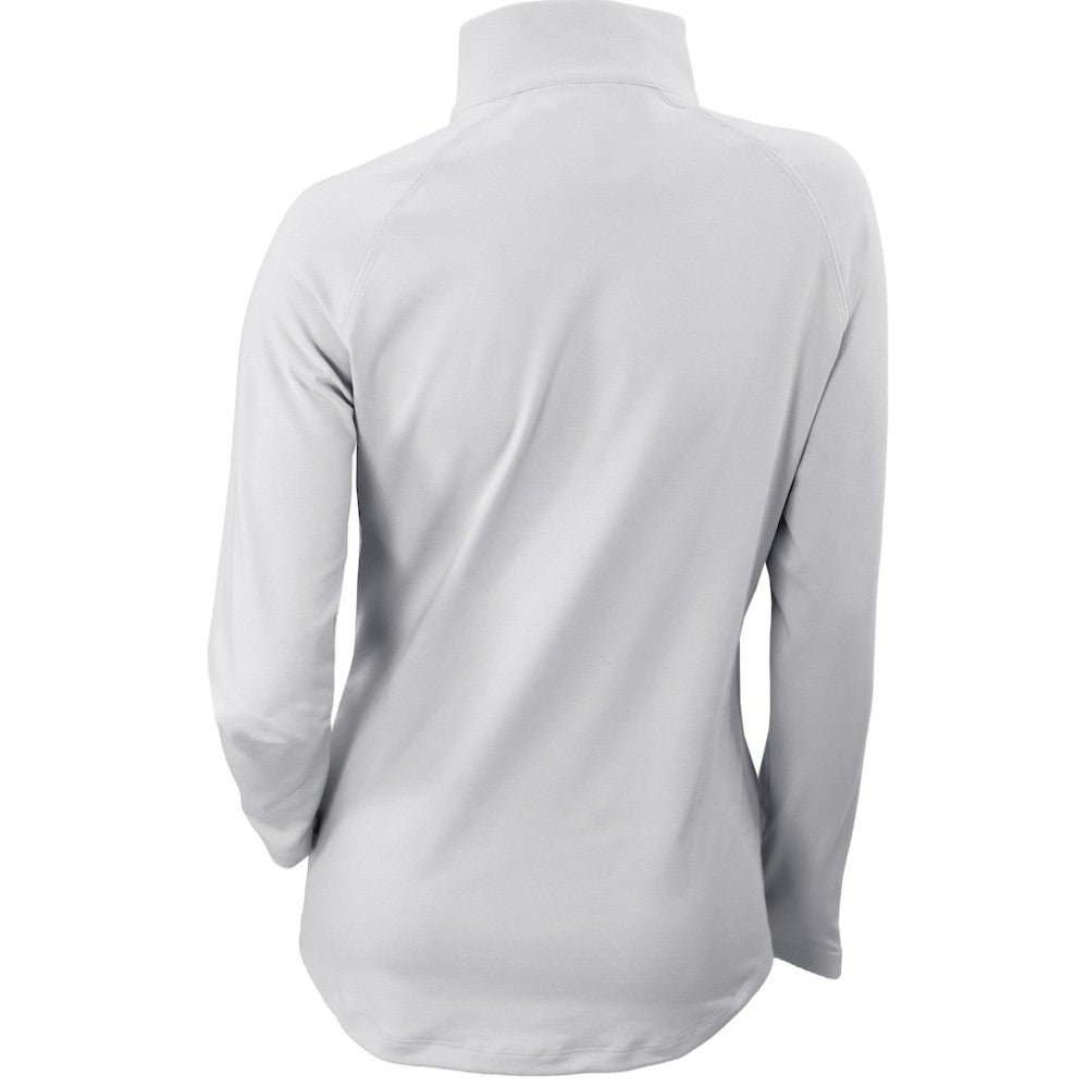 Philadelphia Phillies Women's Omni-Wick Outward Nine Quarter-Zip Pullover Top - White | Columbia