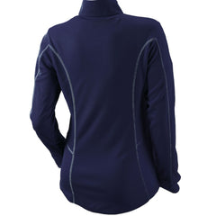 Atlanta Braves Women's Omni-Wick Shotgun Quarter-Zip Pullover Top - Navy | Columbia
