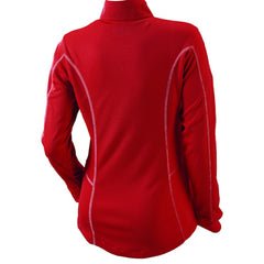 Atlanta Braves Women's Omni-Wick Shotgun Quarter-Zip Pullover Top - Red | Columbia