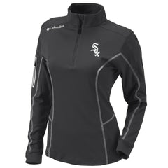 Chicago White Sox Women's Omni-Wick Shotgun Quarter-Zip Pullover Top - Charcoal | Columbia