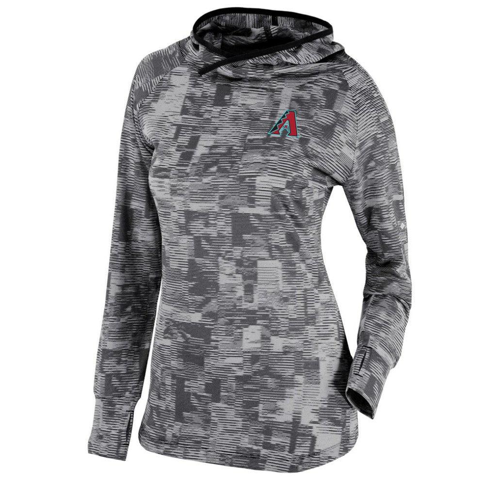 Arizona Diamondbacks Women's Omni-Wick Sunday Ball Pullover Hoodie - Black | Columbia