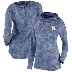 Detroit Tigers Women's Omni-Wick Sunday Ball Pullover Hoodie - Navy | Columbia