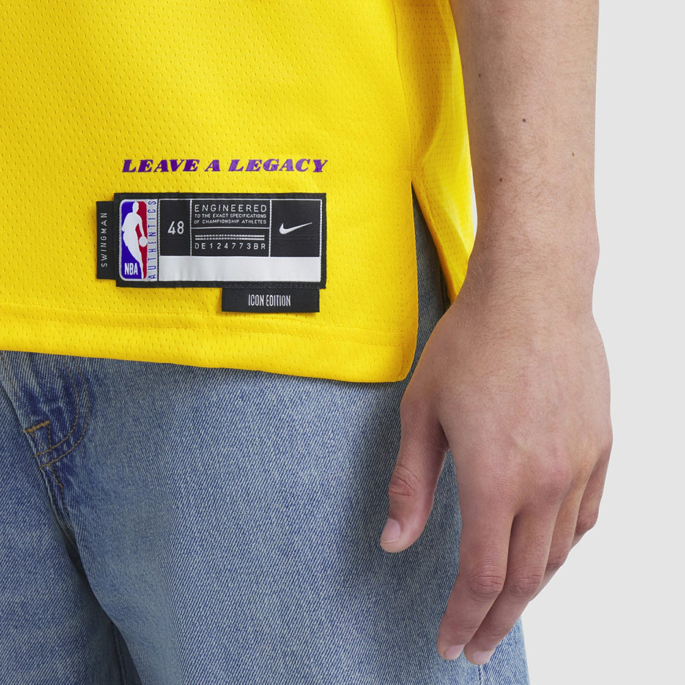 LeBron James Los Angeles Lakers Unisex Swingman Jersey - Icon Edition - Gold | Nike online