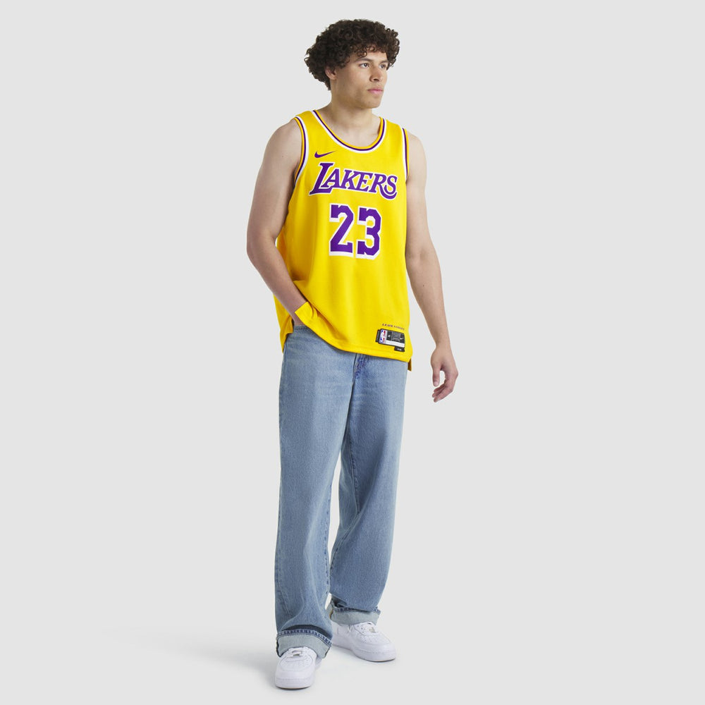 LeBron James Los Angeles Lakers Unisex Swingman Jersey - Icon Edition - Gold | Nike online