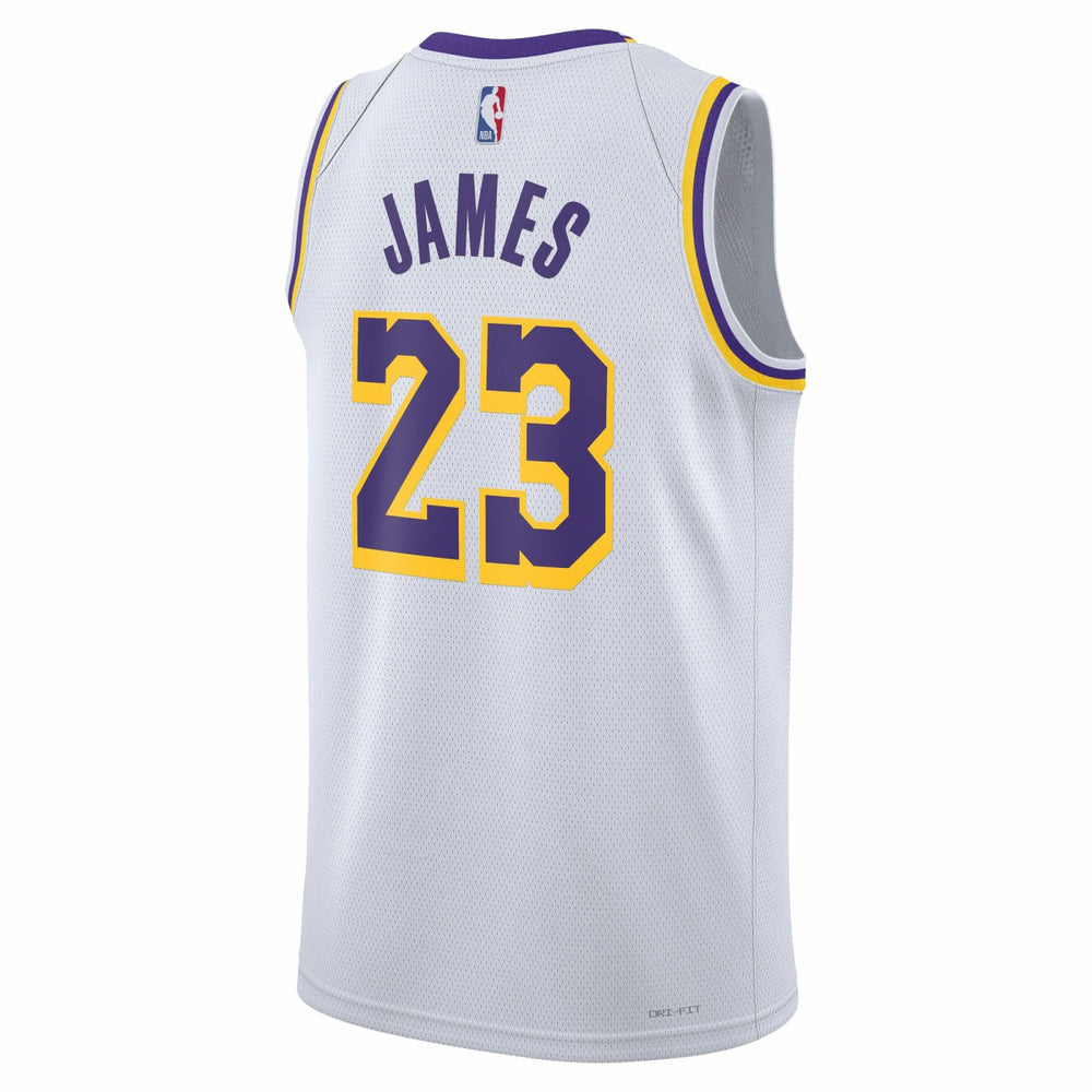 LeBron James Los Angeles Lakers Unisex Swingman Jersey - Association Edition - White | Nike shop