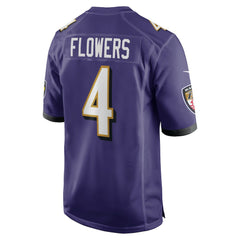 NFL Baltimore Ravens Zay Flowers  Game Jersey