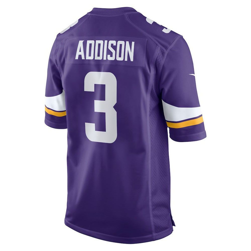 NFL Minnesota Vikings Jordan Addison  Game Jersey