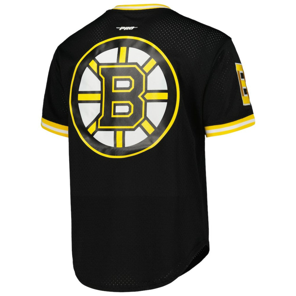 Boston Bruins Pro Standard Classic Mesh V-Neck T-Shirt