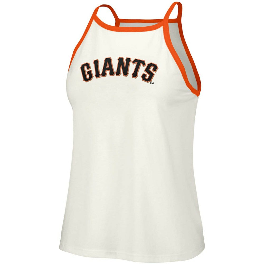 San Francisco Giants Lusso Women's Nadine Halter Tank Top - White