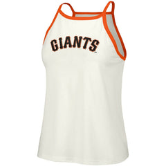 San Francisco Giants Lusso Women's Nadine Halter Tank Top - White
