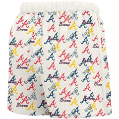 Atlanta Braves Lusso Women's Marge Shorts - White