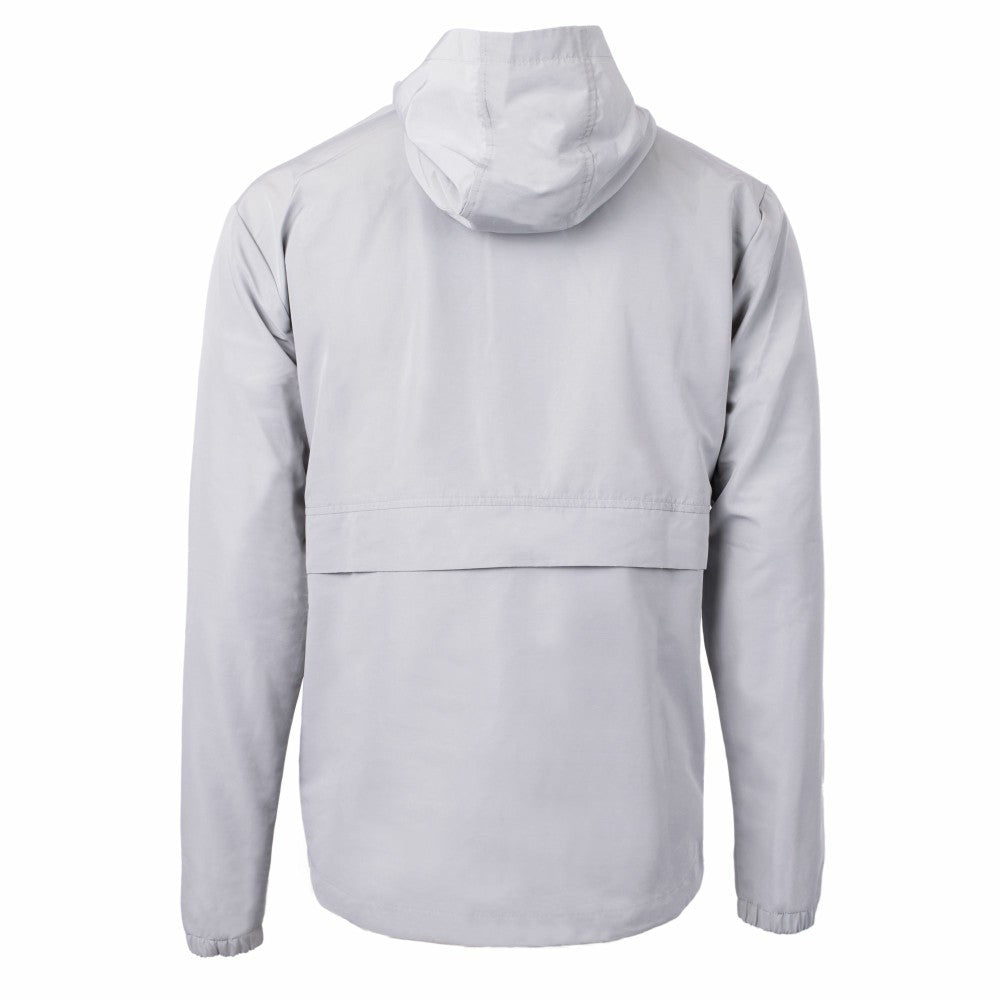Milwaukee Brewers Cutter & Buck Charter Eco Recycled Half-Zip Anorak Jacket - Gray