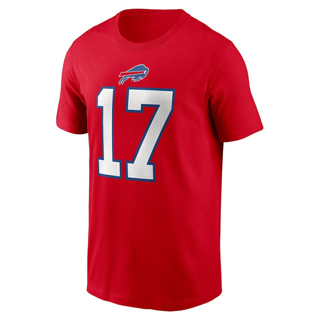 NFL Buffalo Bills Josh Allen  Player Name & Number T-Shirt