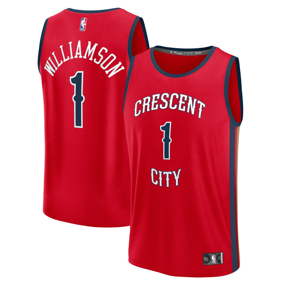 Zion Williamson New Orleans Pelicans Fast Break Replica Jersey - Statement Edition - Red | Fanatics outlet