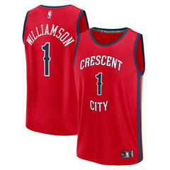 Zion Williamson New Orleans Pelicans Fast Break Replica Jersey - Statement Edition - Red | Fanatics outlet