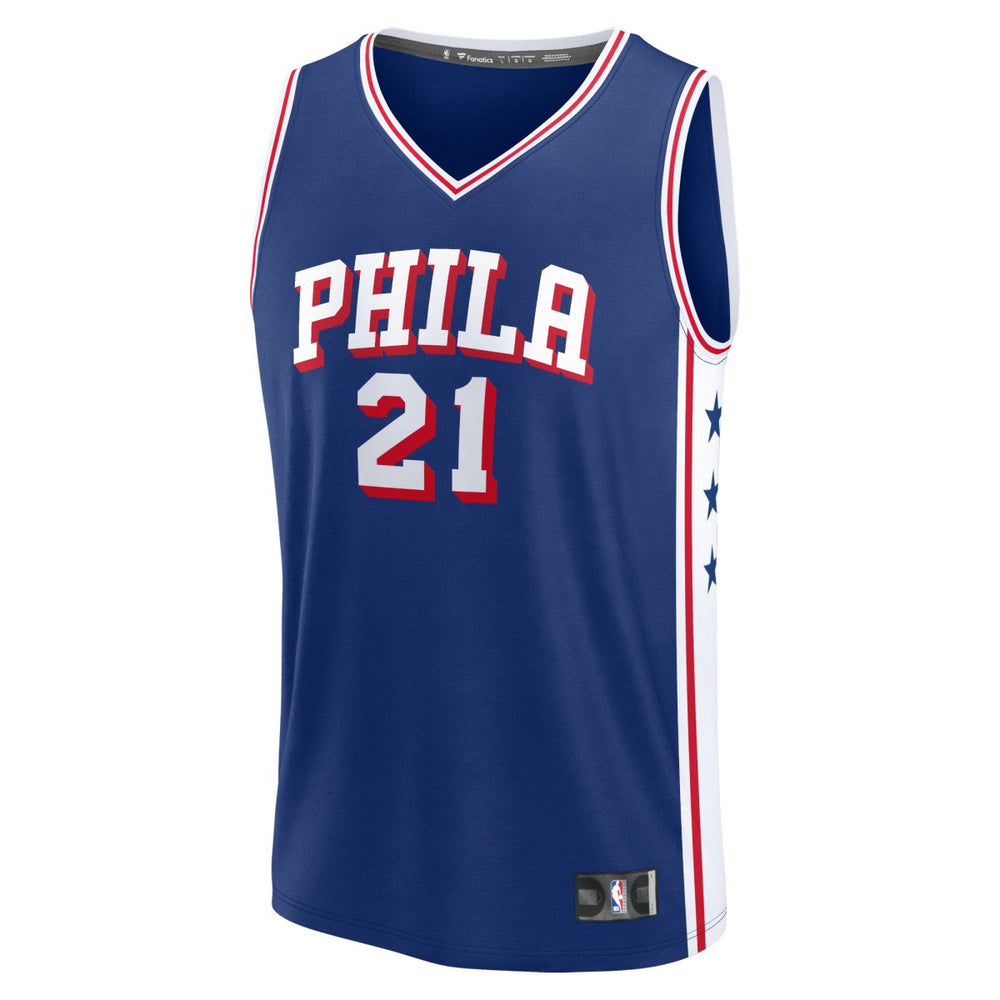 Joel Embiid Philadelphia 76ers Fast Break Replica Jersey - Icon Edition - Royal | Fanatics discount