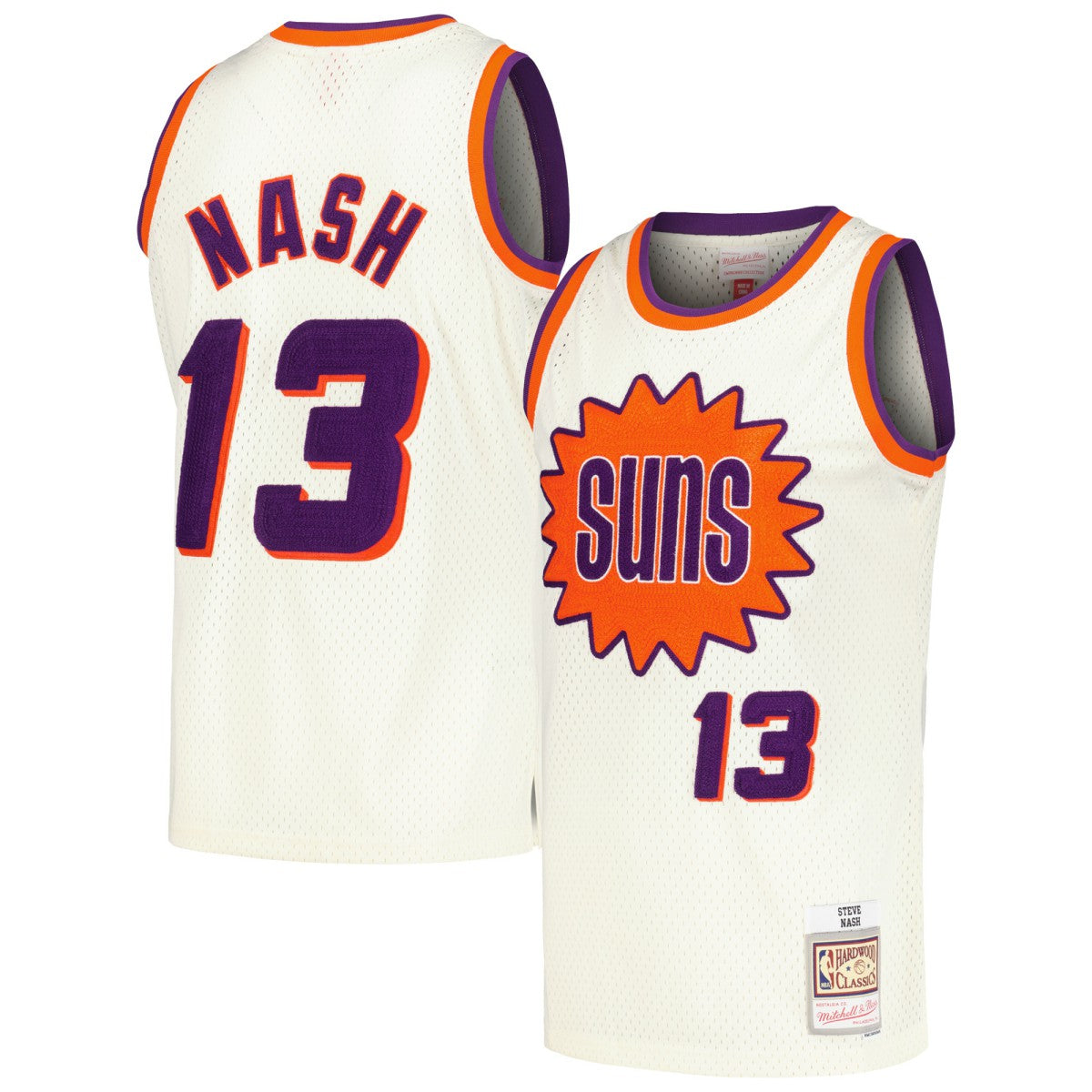 Steve Nash Phoenix Suns Chainstitch Swingman Jersey - Cream | Mitchell & Ness outlet