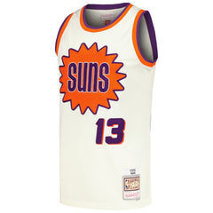 Steve Nash Phoenix Suns Chainstitch Swingman Jersey - Cream | Mitchell & Ness outlet