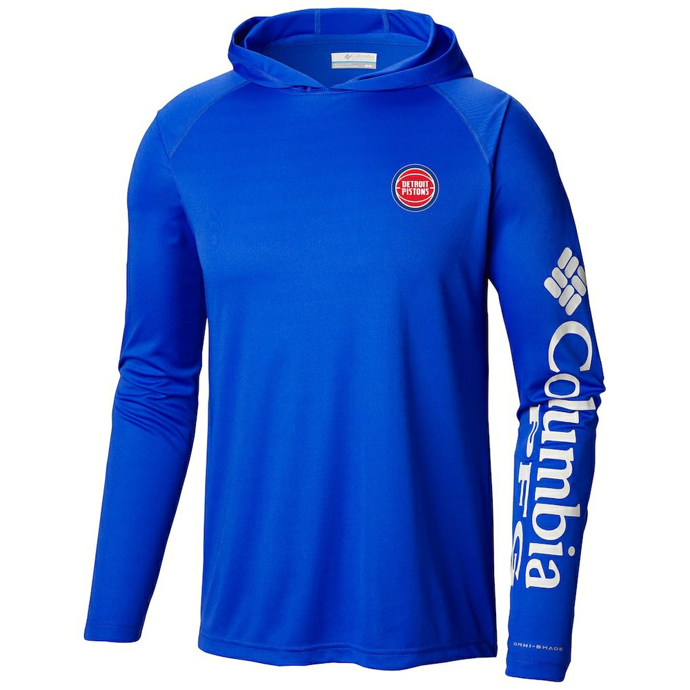 Detroit Pistons Terminal Tackle Long Sleeve Hoodie T-Shirt sale - Blue | Columbia outlet