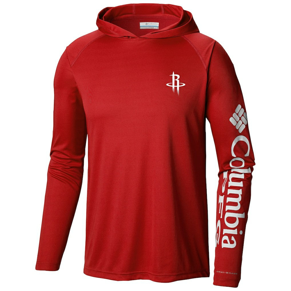 Houston Rockets Terminal Tackle Long Sleeve Hoodie T-Shirt sale - Red | Columbia sale