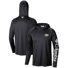 Los Angeles Lakers Terminal Tackle Long Sleeve Hoodie T-Shirt - Black | Columbia sale
