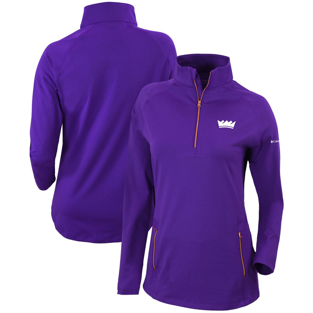 Sacramento Kings Women's Omni-Wick Outward Nine Quarter-Zip Pullover Top - Purple | Columbia online