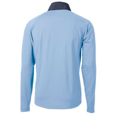 NFL Los Angeles Chargers Cutter & Buck Helmet Adapt Eco Knit Hybrid Recycled Quarter-Zip Pullover Top