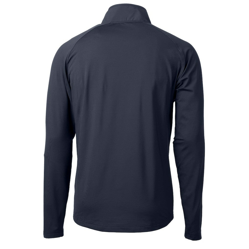 NFL Chicago Bears Cutter & Buck Helmet Adapt Eco Knit Hybrid Recycled Quarter-Zip Pullover Top