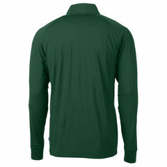 NFL Green Bay Packers Cutter & Buck Helmet Adapt Eco Knit Stretch Recycled Quarter-Zip Pullover Top