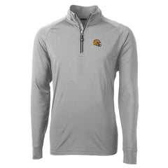 NFL Green Bay Packers Cutter & Buck Helmet Adapt Eco Knit Stretch Recycled Quarter-Zip Pullover Top