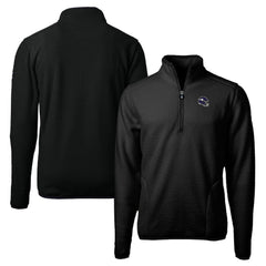 NFL Minnesota Vikings Cutter & Buck Helmet Cascade Eco Sherpa Fleece Quarter-Zip Pullover Jacket