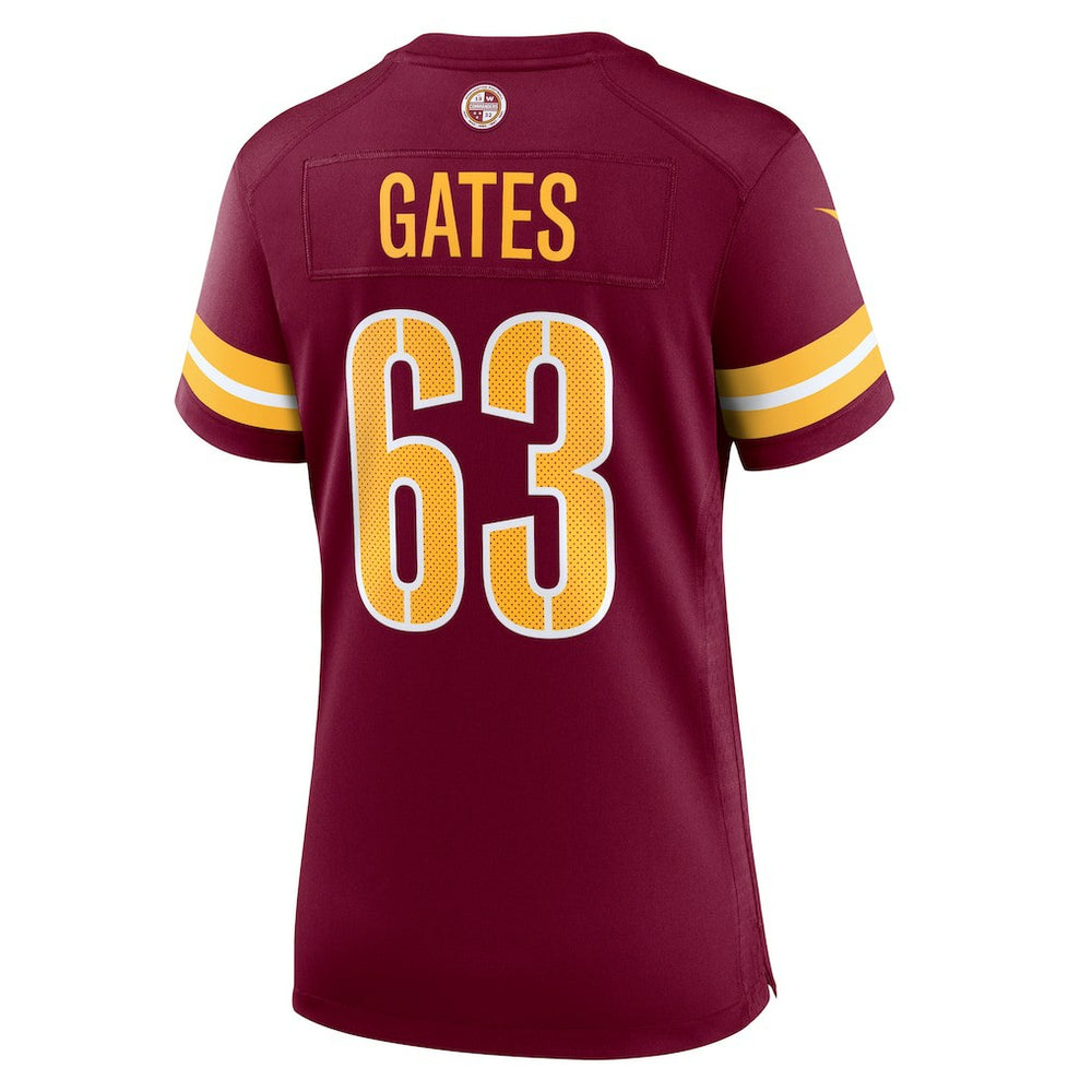 NFL Washington Commanders Nick Gates  Women's Game Player Jersey