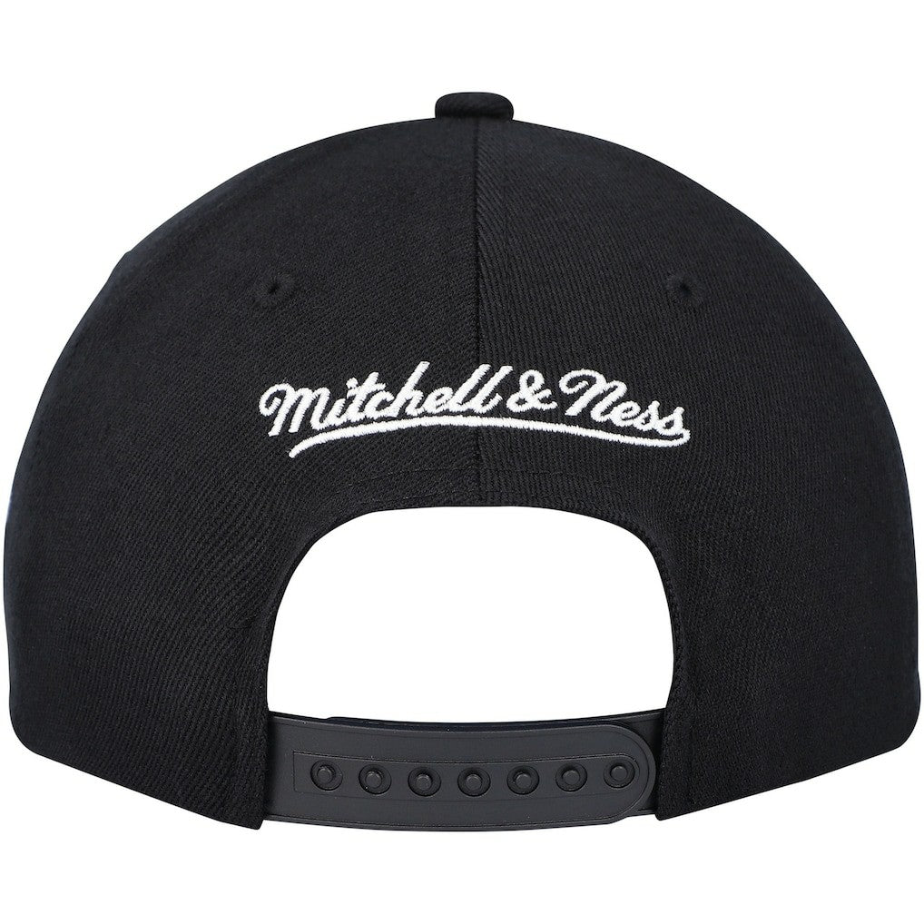 Philadelphia 76ers MVP Team Script 2.0 Stretch-Snapback Hat - Black | Mitchell & Ness discount