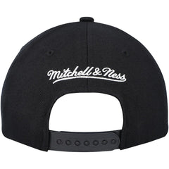 Philadelphia 76ers MVP Team Script 2.0 Stretch-Snapback Hat - Black | Mitchell & Ness discount