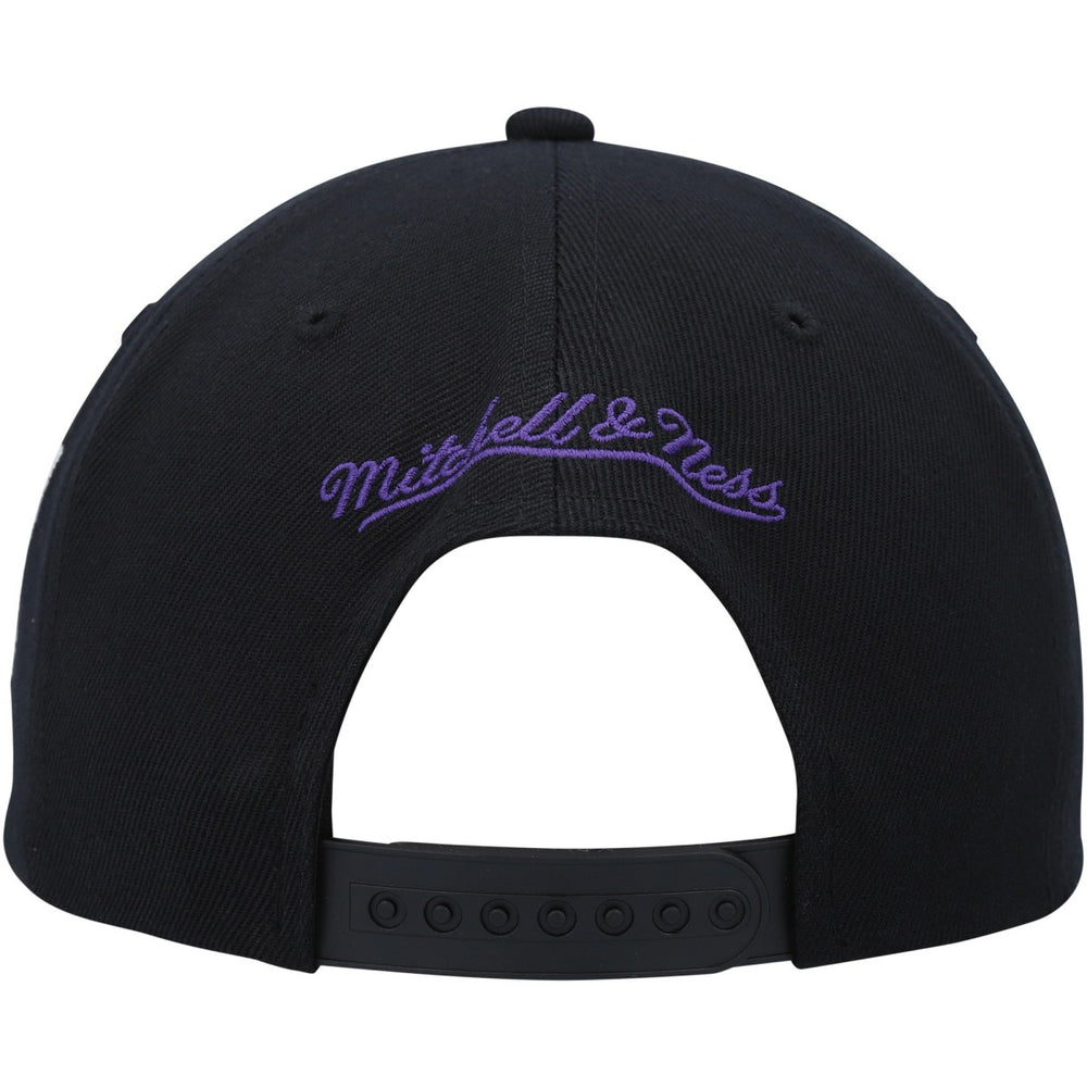 Phoenix Suns Hardwood Classics MVP Team Script 2.0 Snapback Hat - Black | Mitchell & Ness cheap