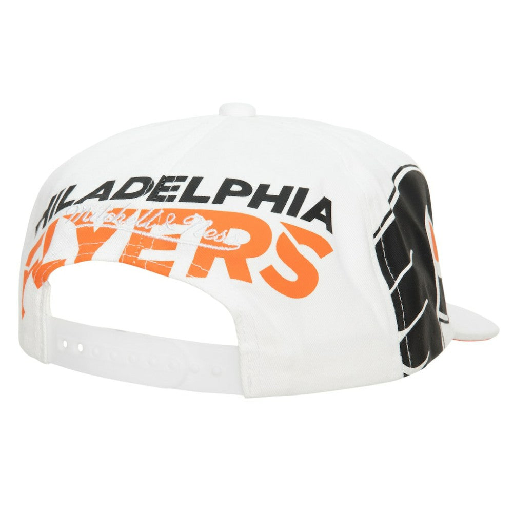 Philadelphia Flyers Mitchell & Ness In Your Face Deadstock Snapback Hat