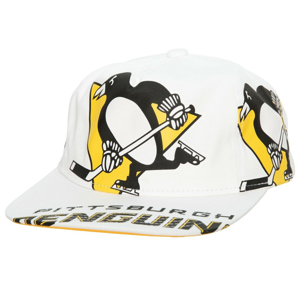 Pittsburgh Penguins Mitchell & Ness In Your Face Deadstock Snapback Hat
